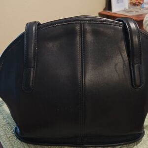 Men's Black Leather Tote Bag - Classic Carryall
